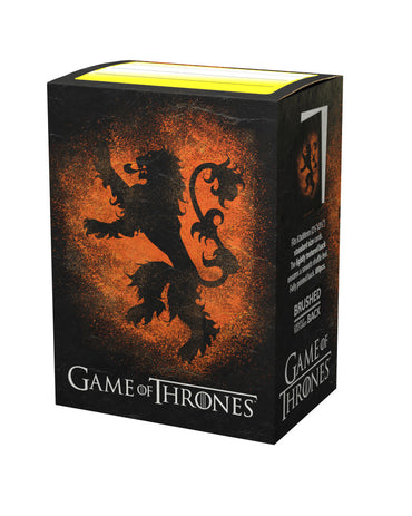 Sleeves - Dragon Shield - Box 100 - Brushed Art - Game of Thrones House Lannister